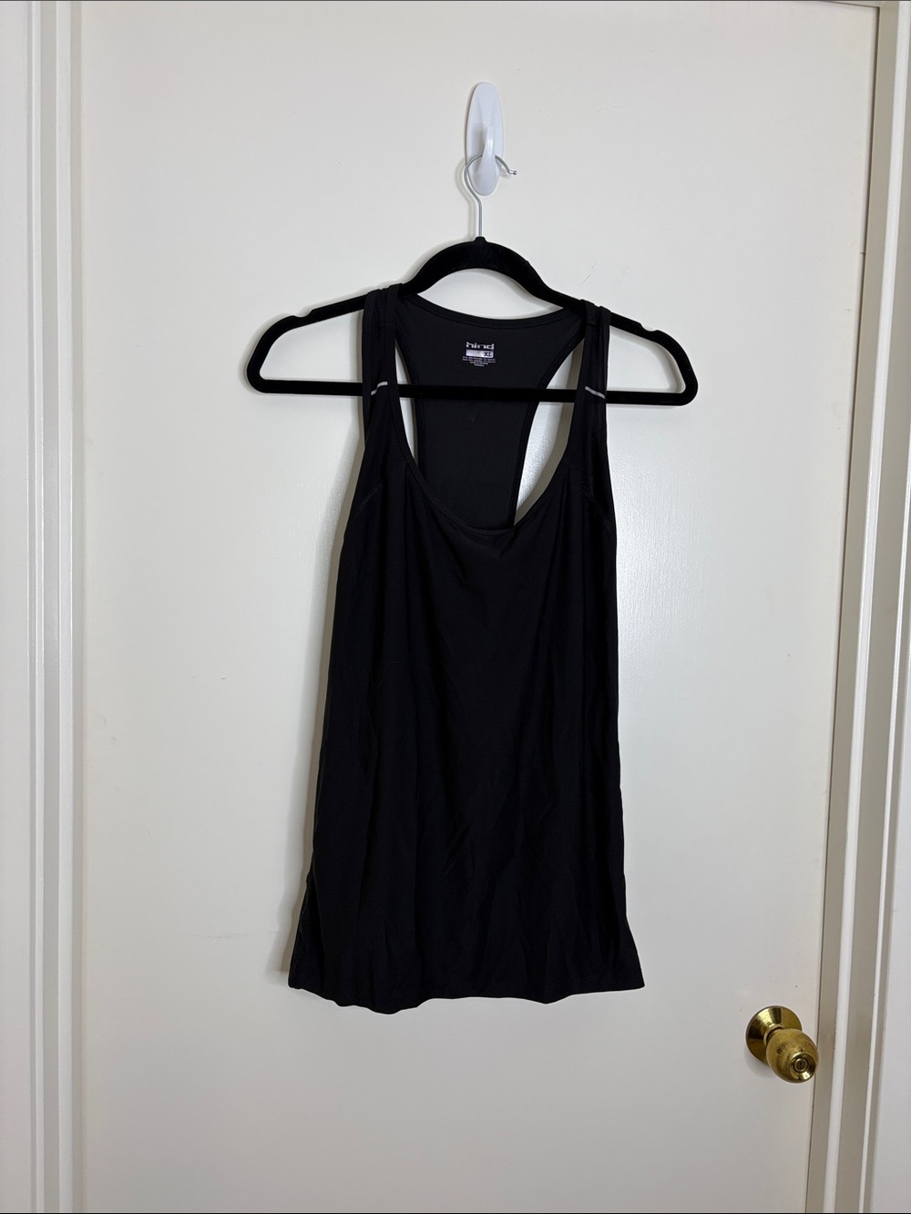 Hind Black Racerback Tank Top